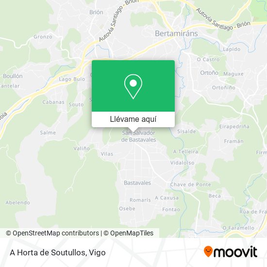 Mapa A Horta de Soutullos