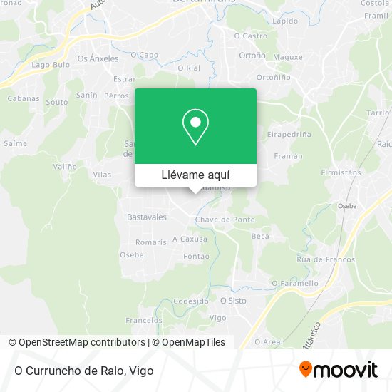 Mapa O Curruncho de Ralo