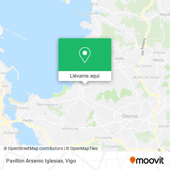 Mapa Pavillón Arsenio Iglesias