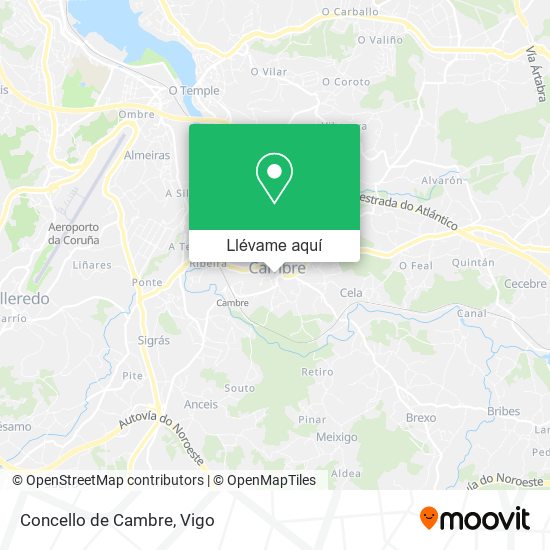 Mapa Concello de Cambre