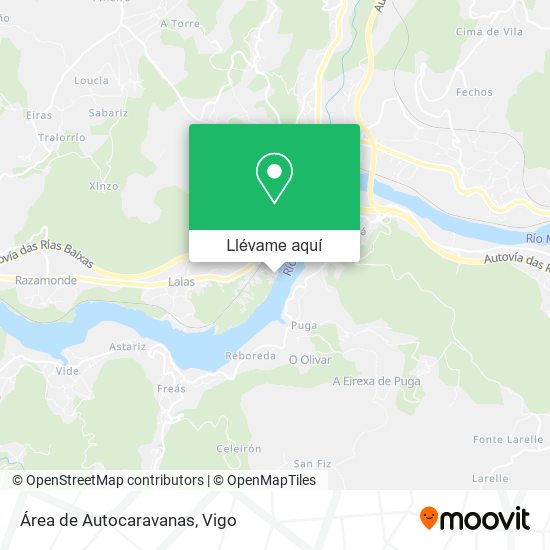 Mapa Área de Autocaravanas