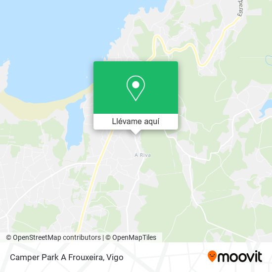 Mapa Camper Park A Frouxeira