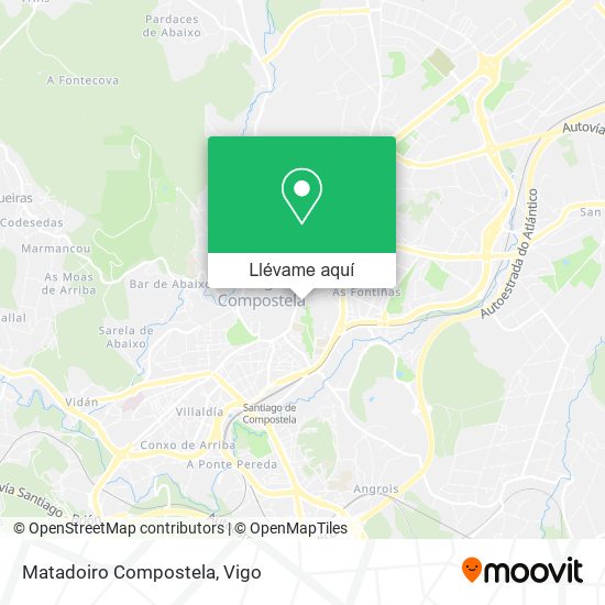 Mapa Matadoiro Compostela