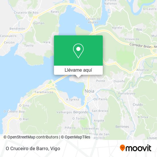 Mapa O Cruceiro de Barro