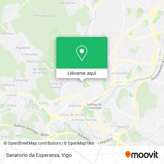 Mapa Sanatorio da Esperanza