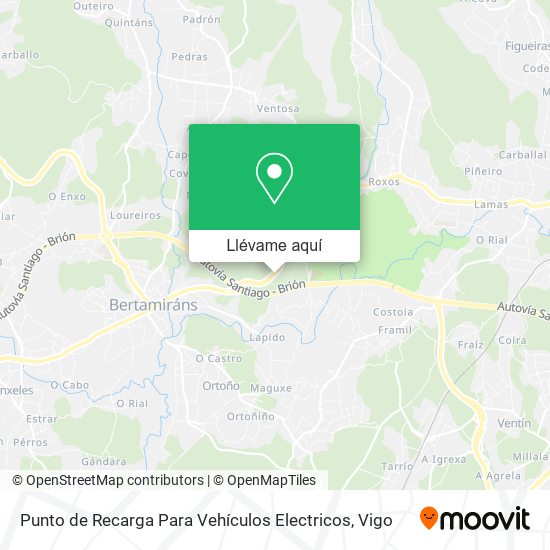 Mapa Punto de Recarga Para Vehículos Electricos