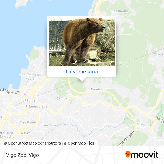 Mapa Vigo Zoo