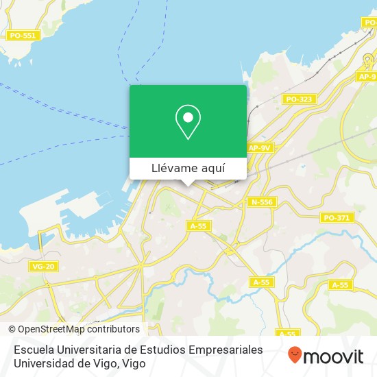 Mapa Escuela Universitaria de Estudios Empresariales Universidad de Vigo