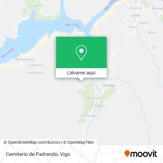 Mapa Cemiterio de Padrendo
