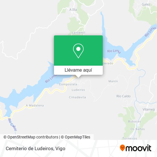 Mapa Cemiterio de Ludeiros