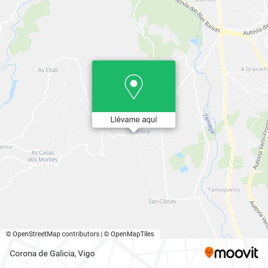 Mapa Corona de Galicia