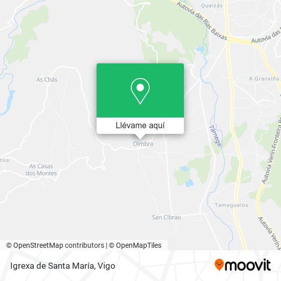 Mapa Igrexa de Santa María
