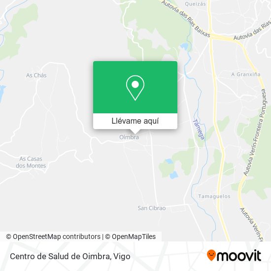 Mapa Centro de Salud de Oimbra