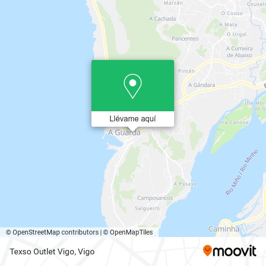 Mapa Texso Outlet Vigo