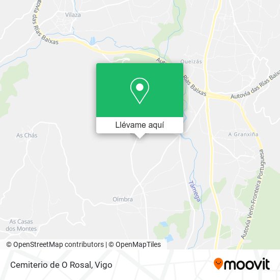 Mapa Cemiterio de O Rosal