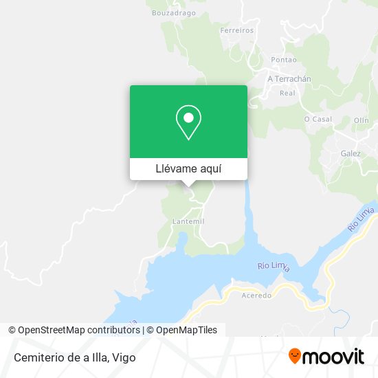 Mapa Cemiterio de a Illa