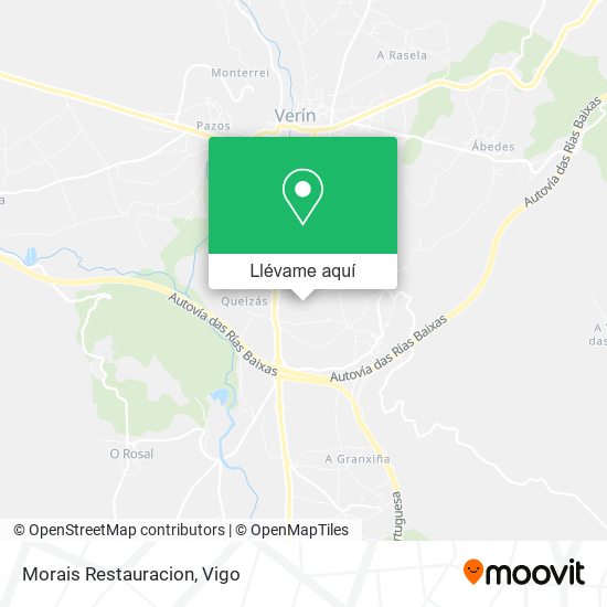Mapa Morais Restauracion