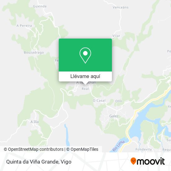 Mapa Quinta da Viña Grande