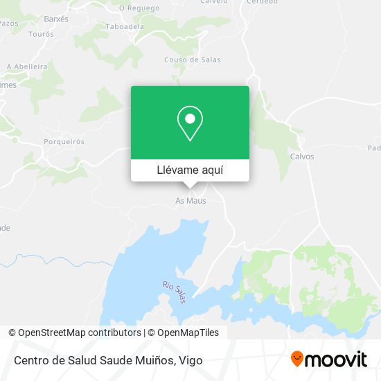 Mapa Centro de Salud Saude Muiños