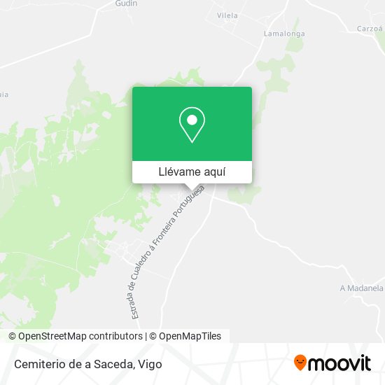 Mapa Cemiterio de a Saceda