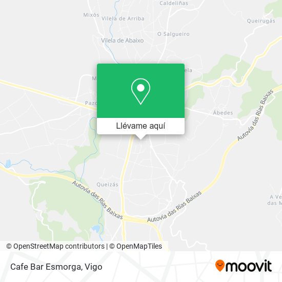 Mapa Cafe Bar Esmorga