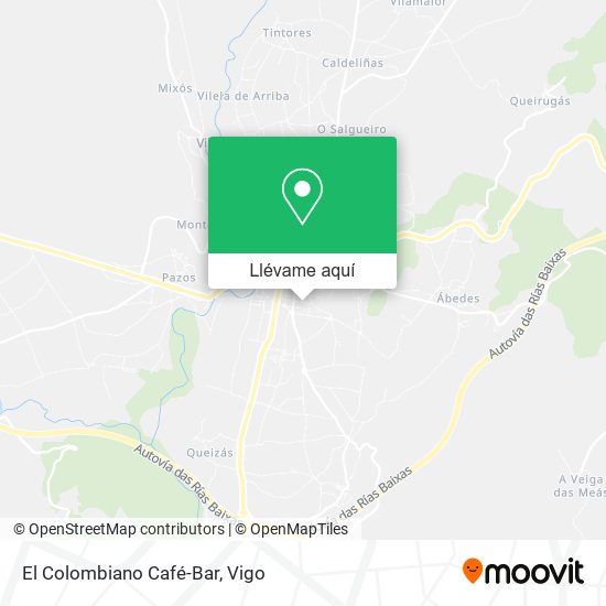 Mapa El Colombiano Café-Bar