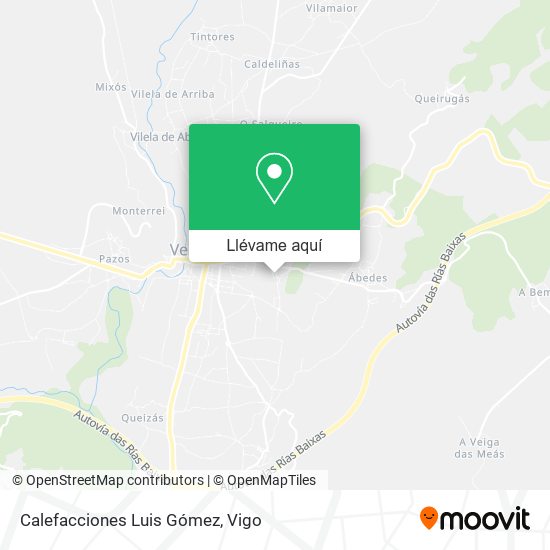 Mapa Calefacciones Luis Gómez