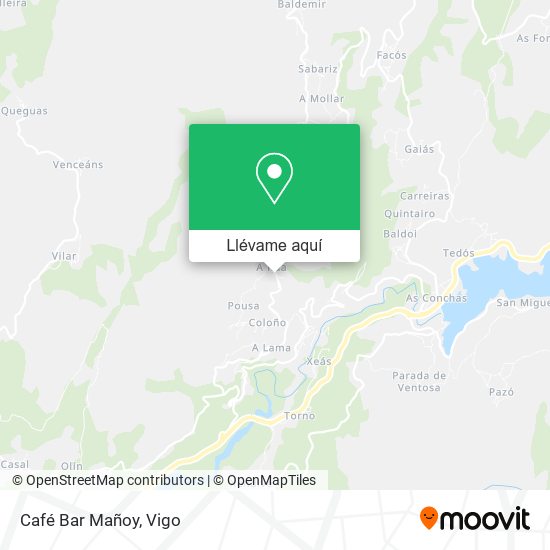 Mapa Café Bar Mañoy