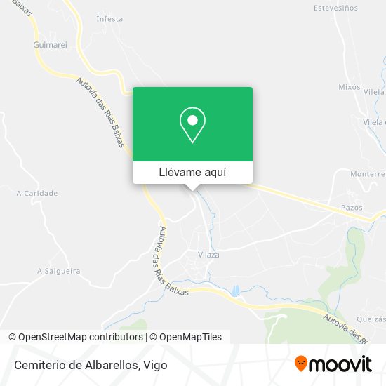 Mapa Cemiterio de Albarellos
