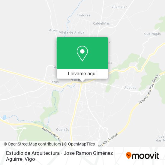 Mapa Estudio de Arquitectura - Jose Ramon Giménez Aguirre