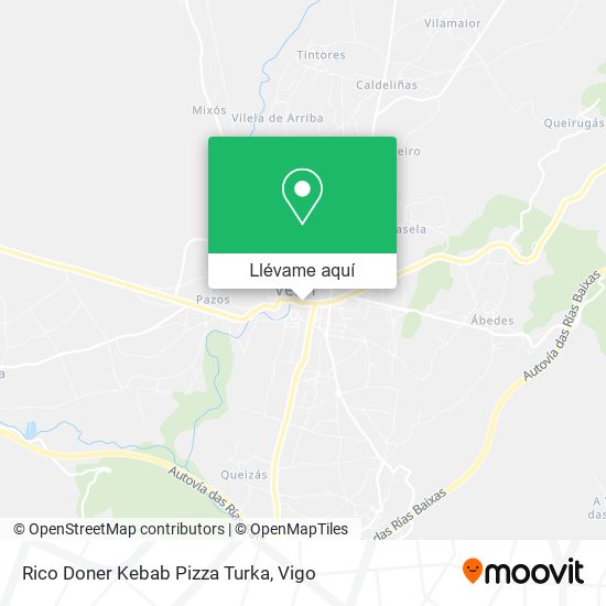 Mapa Rico Doner Kebab Pizza Turka