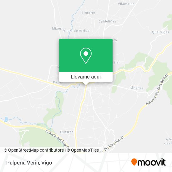 Mapa Pulpería Verin