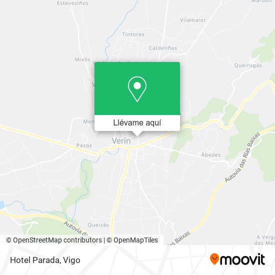 Mapa Hotel Parada