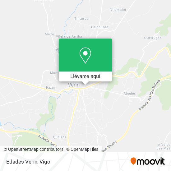 Mapa Edades Verín