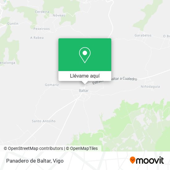Mapa Panadero de Baltar