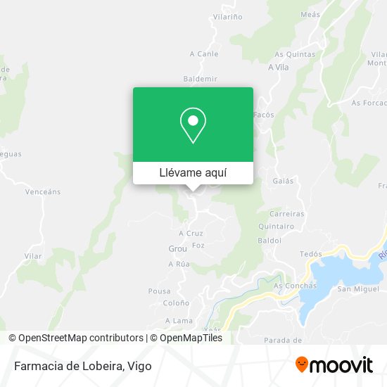 Mapa Farmacia de Lobeira