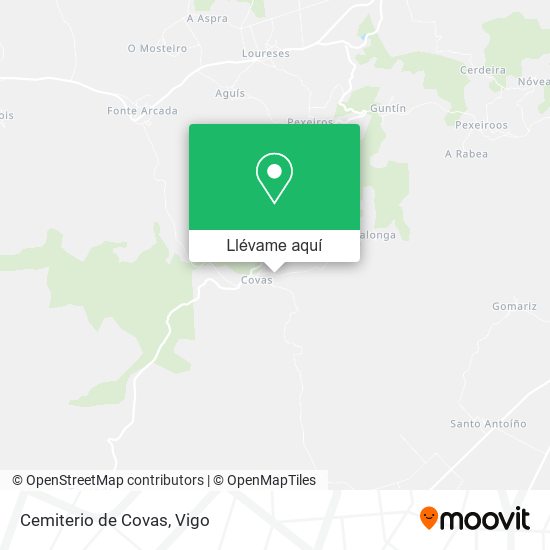 Mapa Cemiterio de Covas
