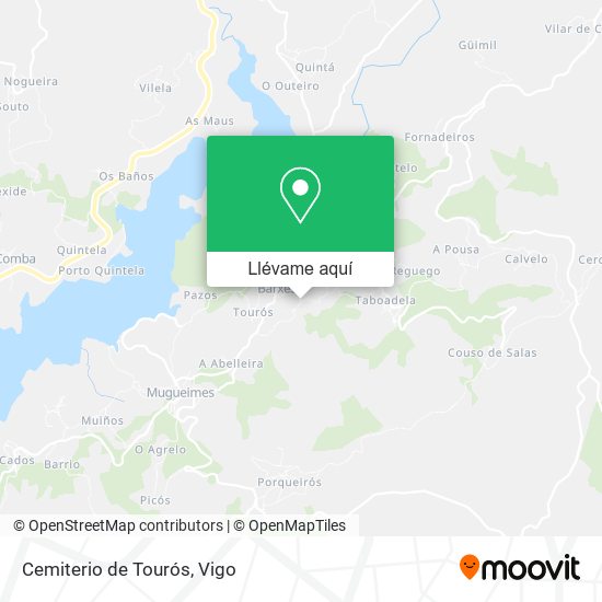 Mapa Cemiterio de Tourós