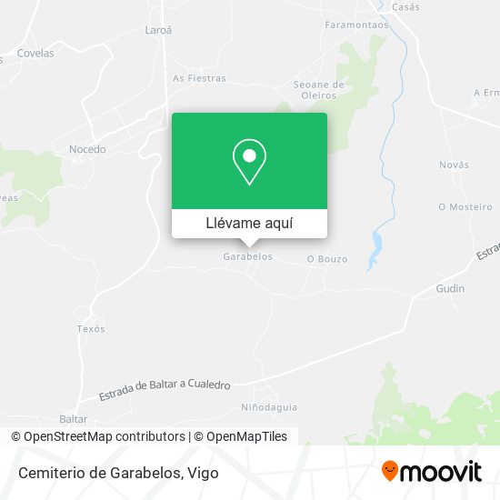 Mapa Cemiterio de Garabelos