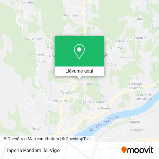 Mapa Taperia Pandemillo