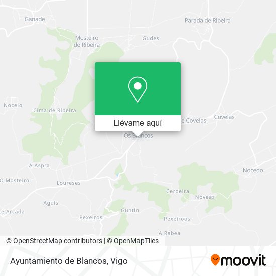 Mapa Ayuntamiento de Blancos