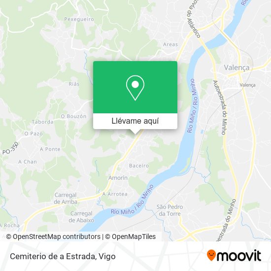 Mapa Cemiterio de a Estrada