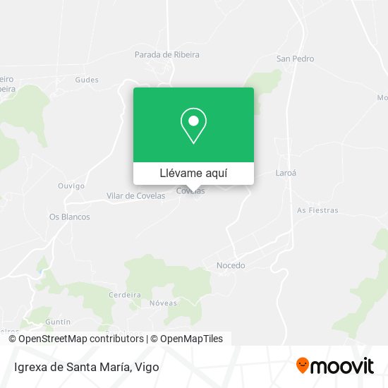 Mapa Igrexa de Santa María