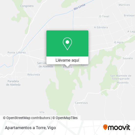 Mapa Apartamentos a Torre