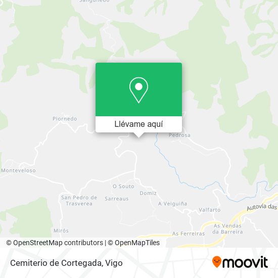 Mapa Cemiterio de Cortegada
