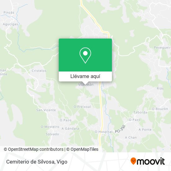 Mapa Cemiterio de Silvosa