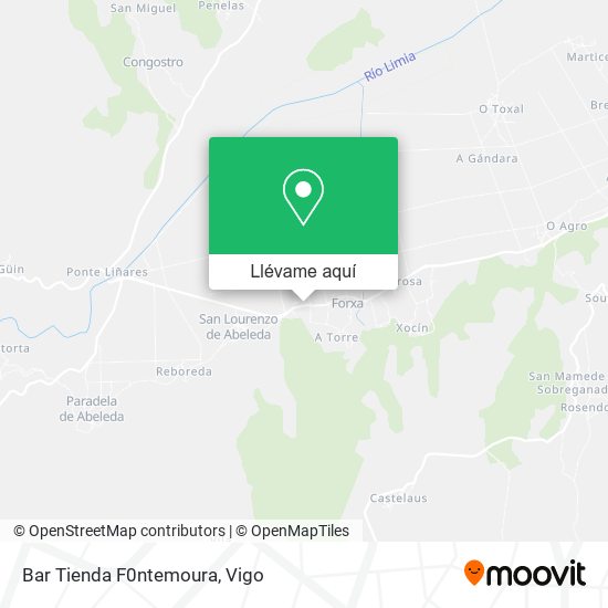 Mapa Bar Tienda F0ntemoura