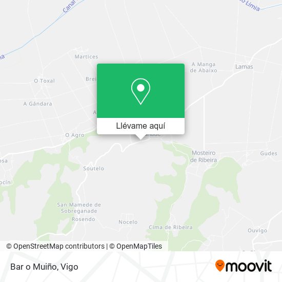 Mapa Bar o Muiño