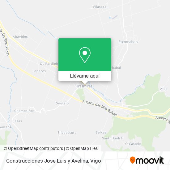 Mapa Construcciones Jose Luis y Avelina