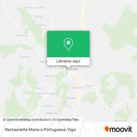 Mapa Restaurante María a Portuguesa